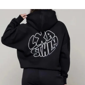 LXA hoodie - Säljer min svarta LXA hoodie i S. Oversize inga defekter. Inte nopprig.
