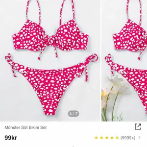 Säljer den här bikinin då jag råkade beställa 2 av samma. Köpt för 100 men säljer för 50. Helt oanvänd. 