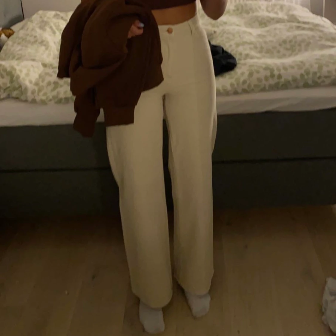 Jeans Beige Lindex strl 36 - 90