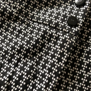 Black and white pattern trousers - 3/4 long Karen Millen trousers in excellent condition