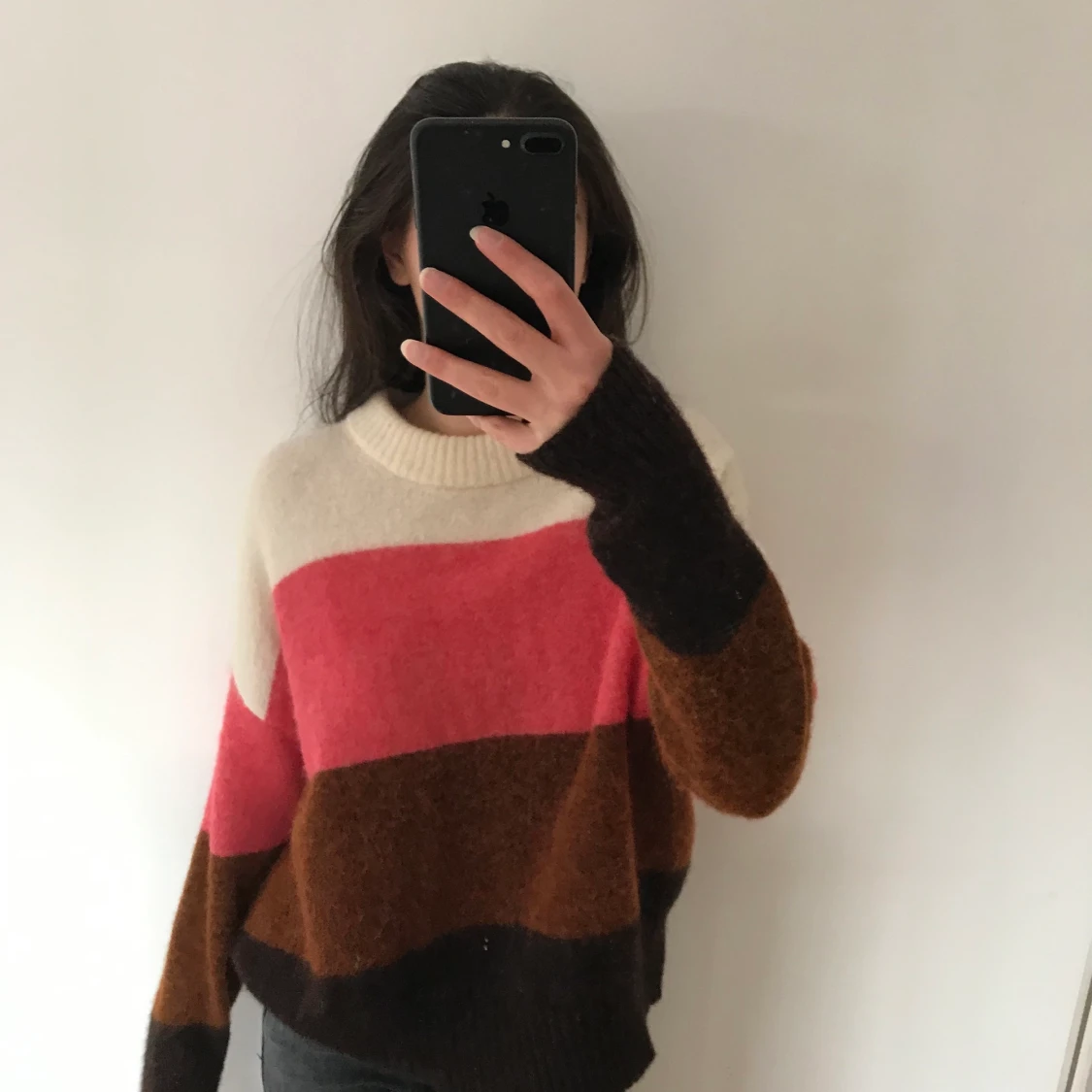 Stickad tröja☁️💕🐻🖤