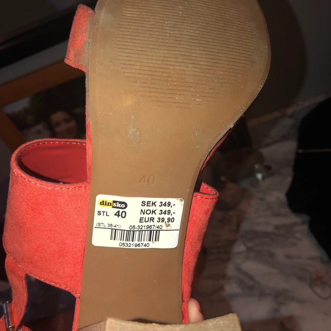 Klackskor stl 40 passar 39 - 91
