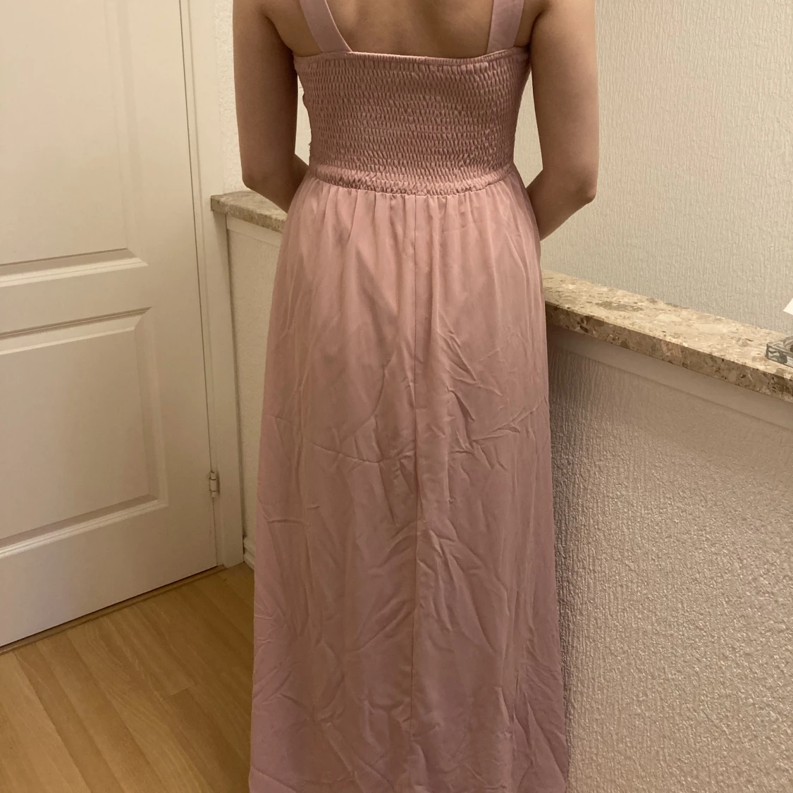 Rosa långklänning för bal och fest - 90