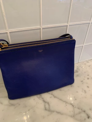Celine trio väska - Celine trio väska Klarblå  Storlek Large 