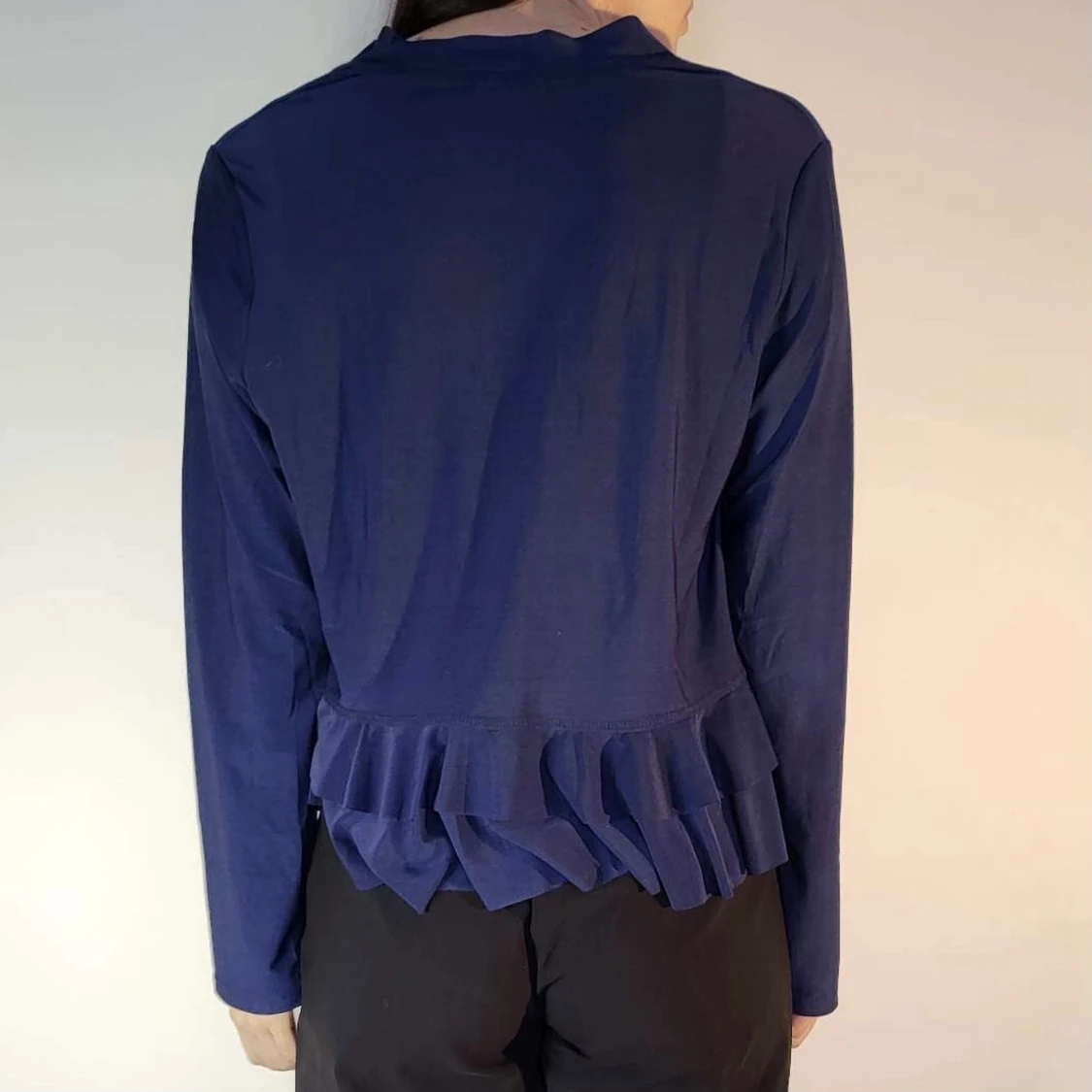 blå cardigan topp från Cicero - 90