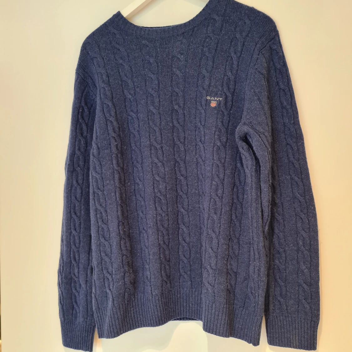 Gant Stickad tröja i lammull