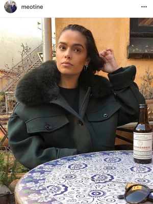 Meotine Charlie jacket green  - Säljer min jacka från meotine i storlek xs/s, Charlie jacket Green, som är slutsåld, har även en i svart, inga defekter, säljer då jag har fått en ny, säljer inte under 2000kr, buda!❤️