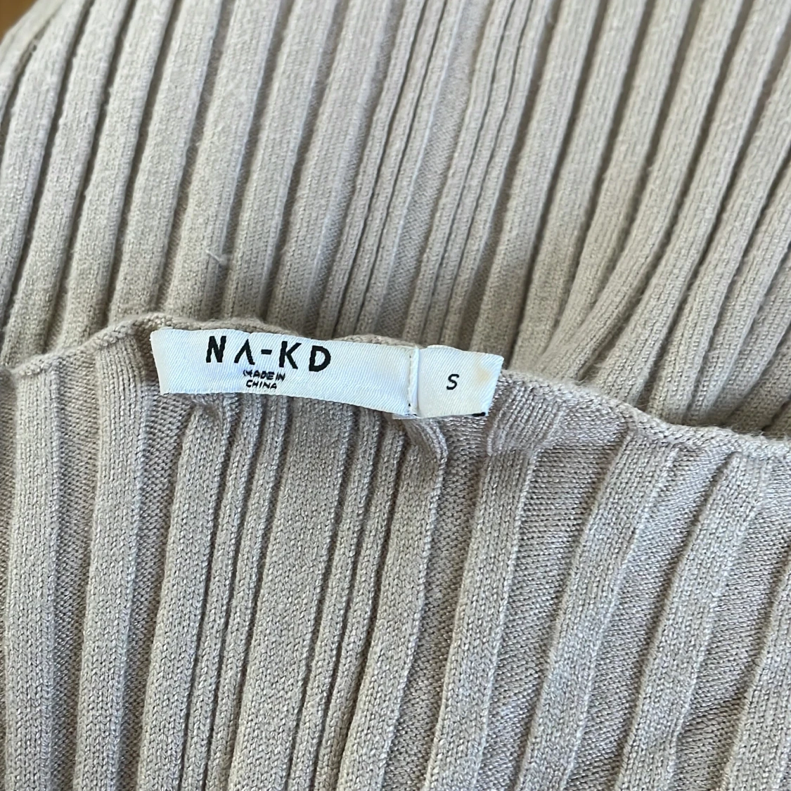 Stickad klänning strl S - 90