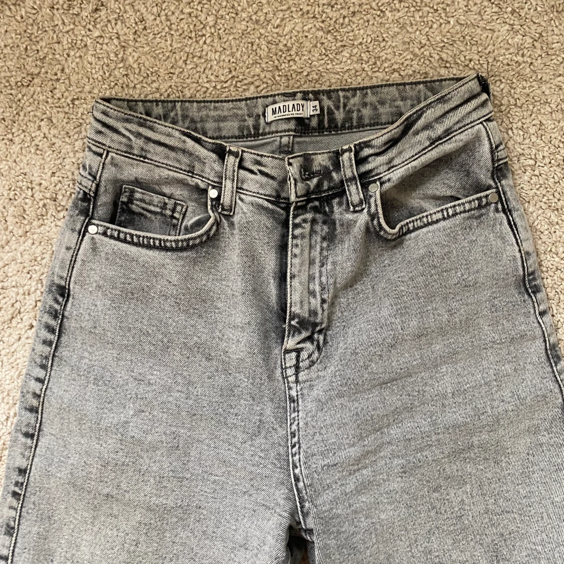 Gråa jeans Madlady - 91