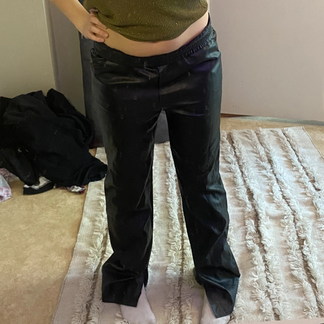 Skinn byxor!!  - 91