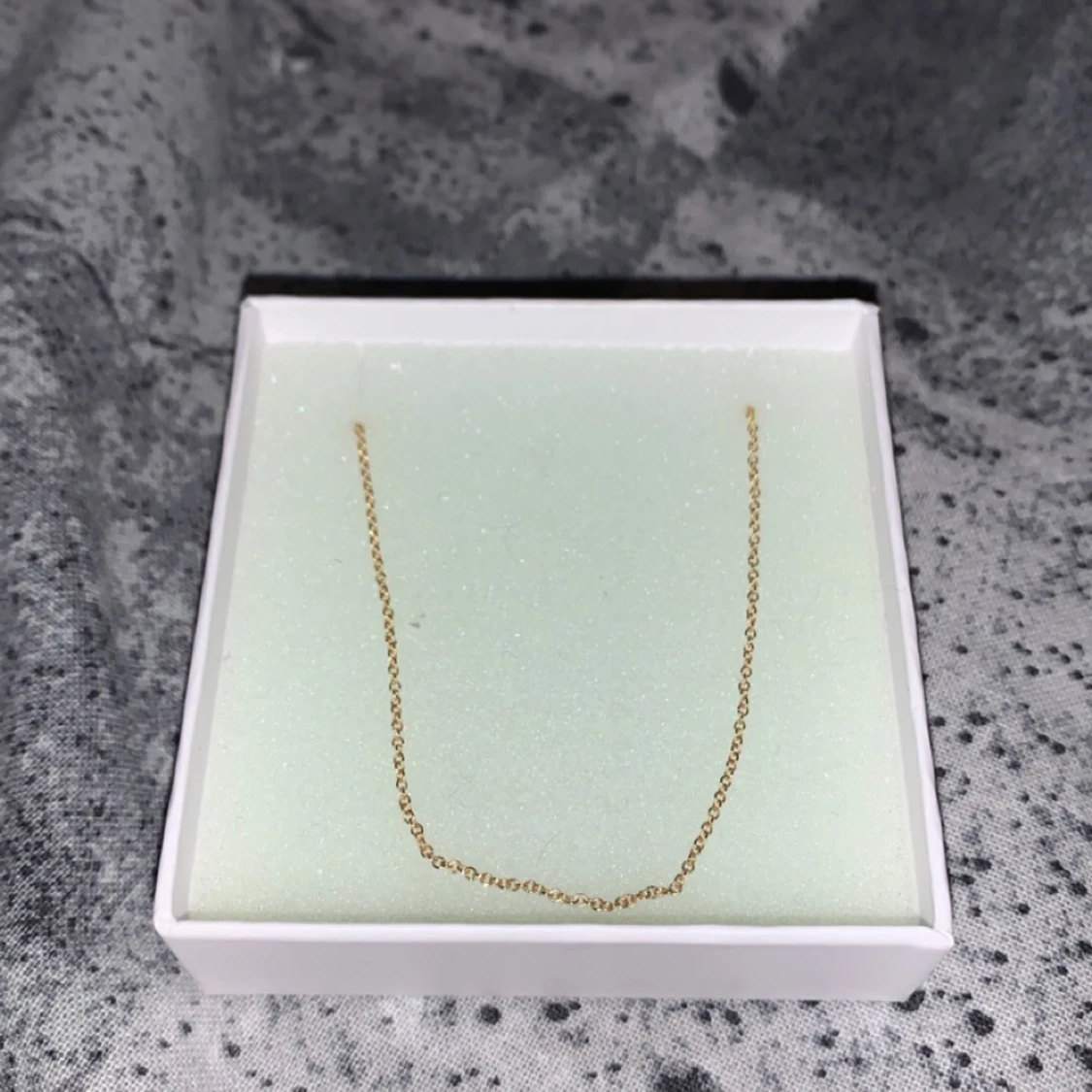 18k guld halsband  - 90