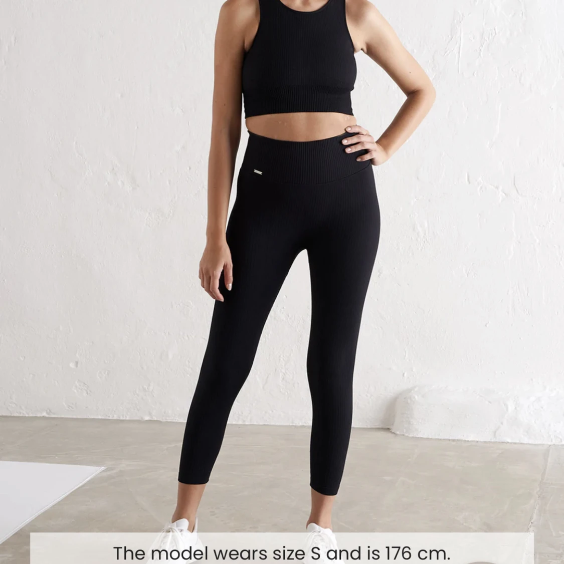 Amin 7/8 tights svarta. 