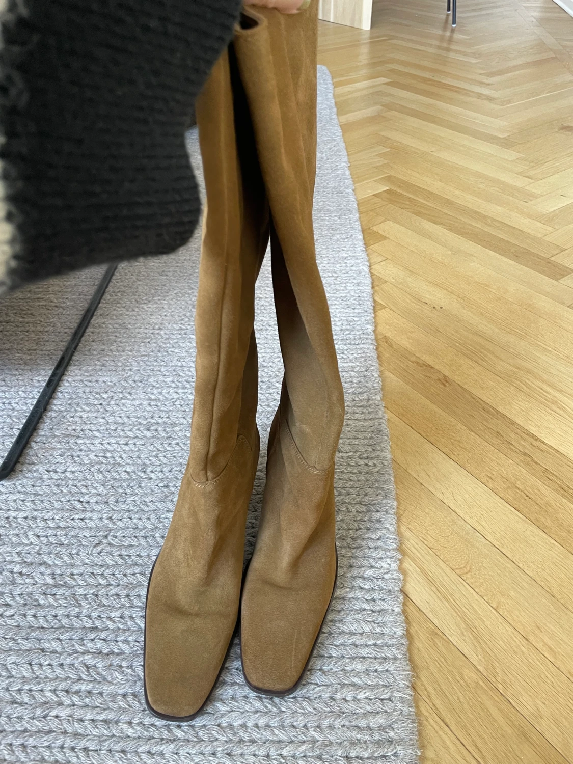 Stövlar mocka mango - 90