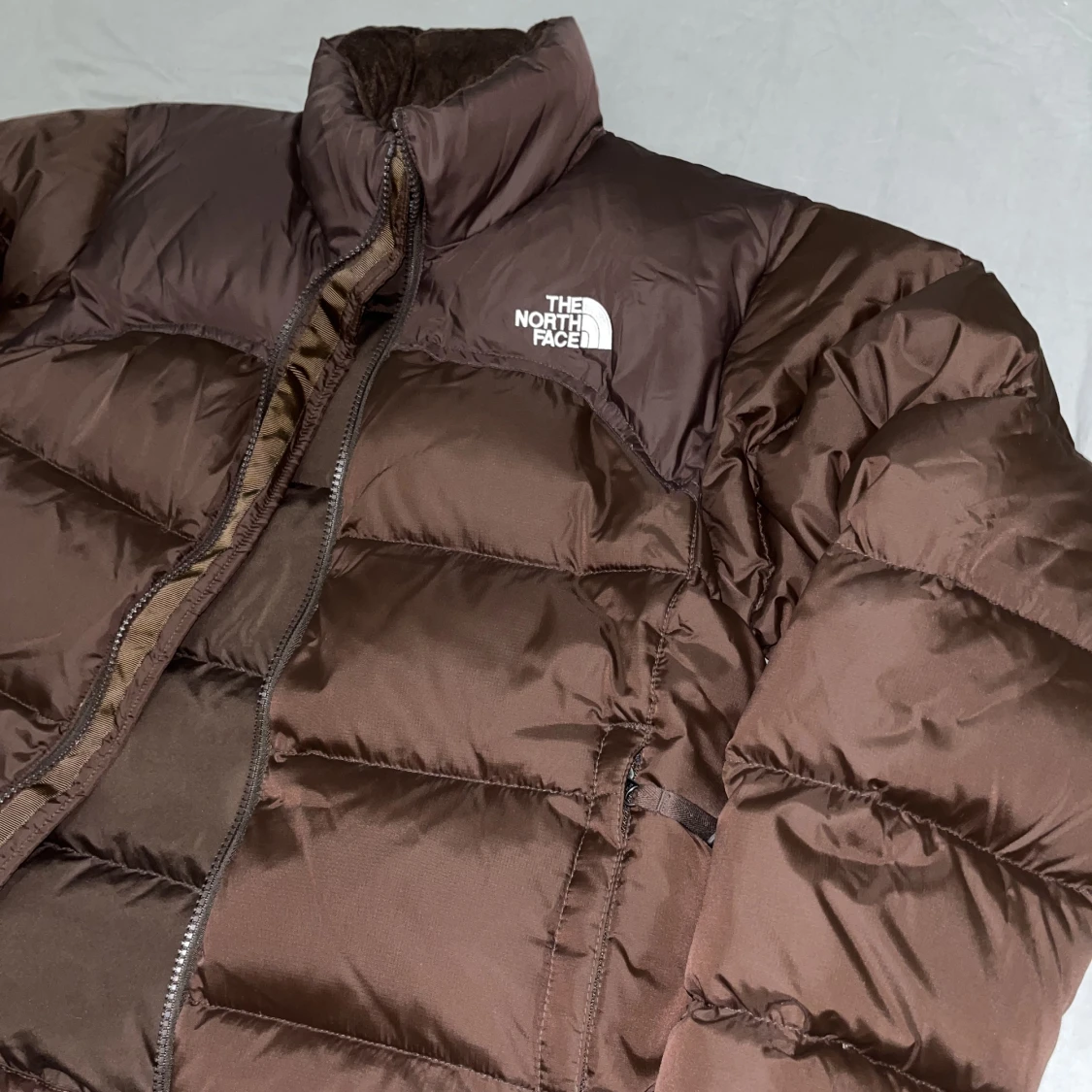 The north face retro 700 nuptse puffer brun  - 91