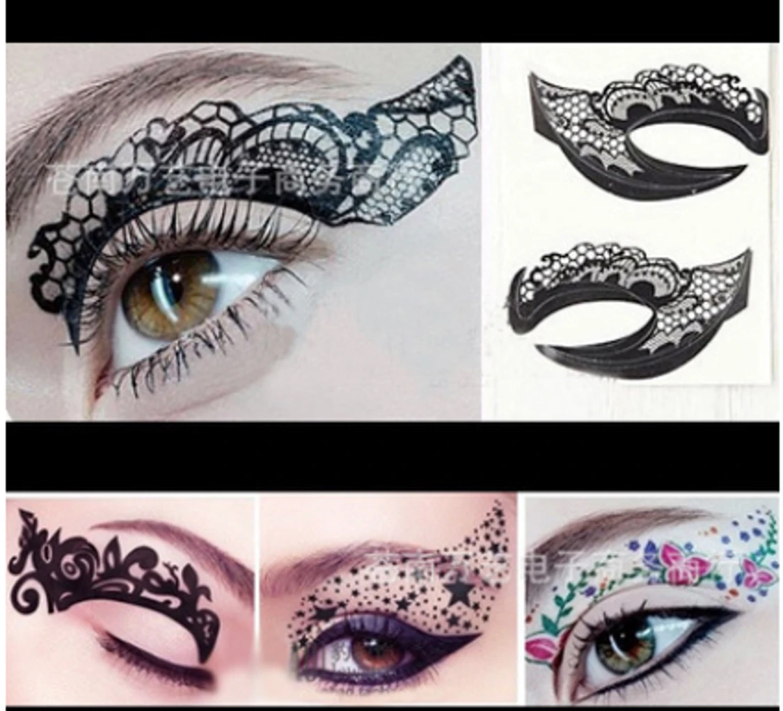 Konst Ögonskugga klistermärken 