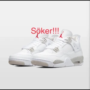 Söker efter Jordan 4 oreo  - Jag heter Emme och jag söker efter ett par skor och om ni har dem så säg det till mig 😃
