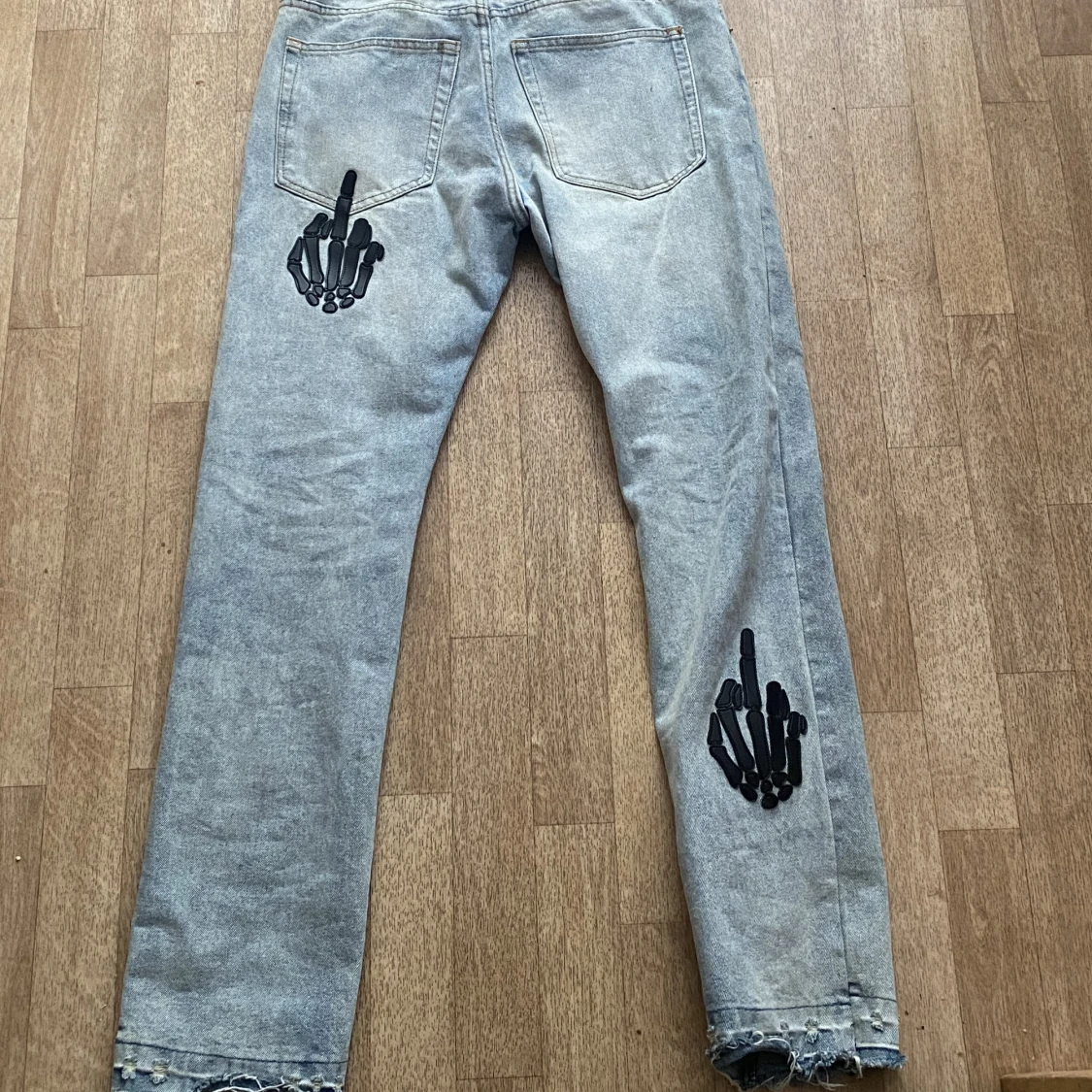 Feta denim flare jeans
