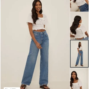 vit topp - oanvänd tröja från NA-KD, köpt i somras🤍perfekta sommar toppen men funkar såklart året om!💕behövs ingen bh under trots att den är vit😍passar 32 och kanske även 36 då den är stretchig!