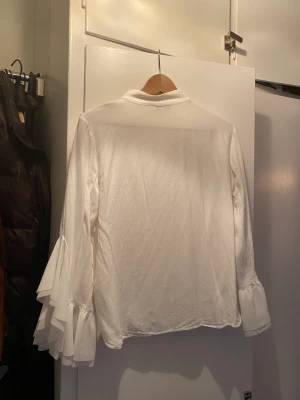 Blus med volang  - Blus med volangärmar. Köpt på Dagmar