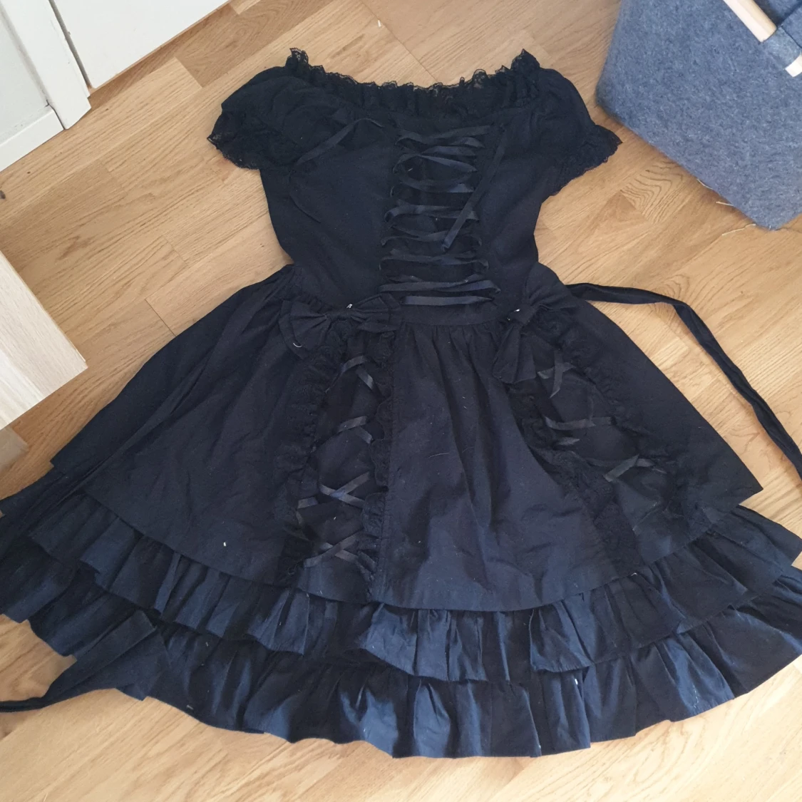 Svart lolita klänning