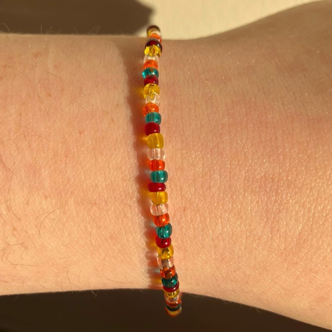 Armband med glaspärlor - 90