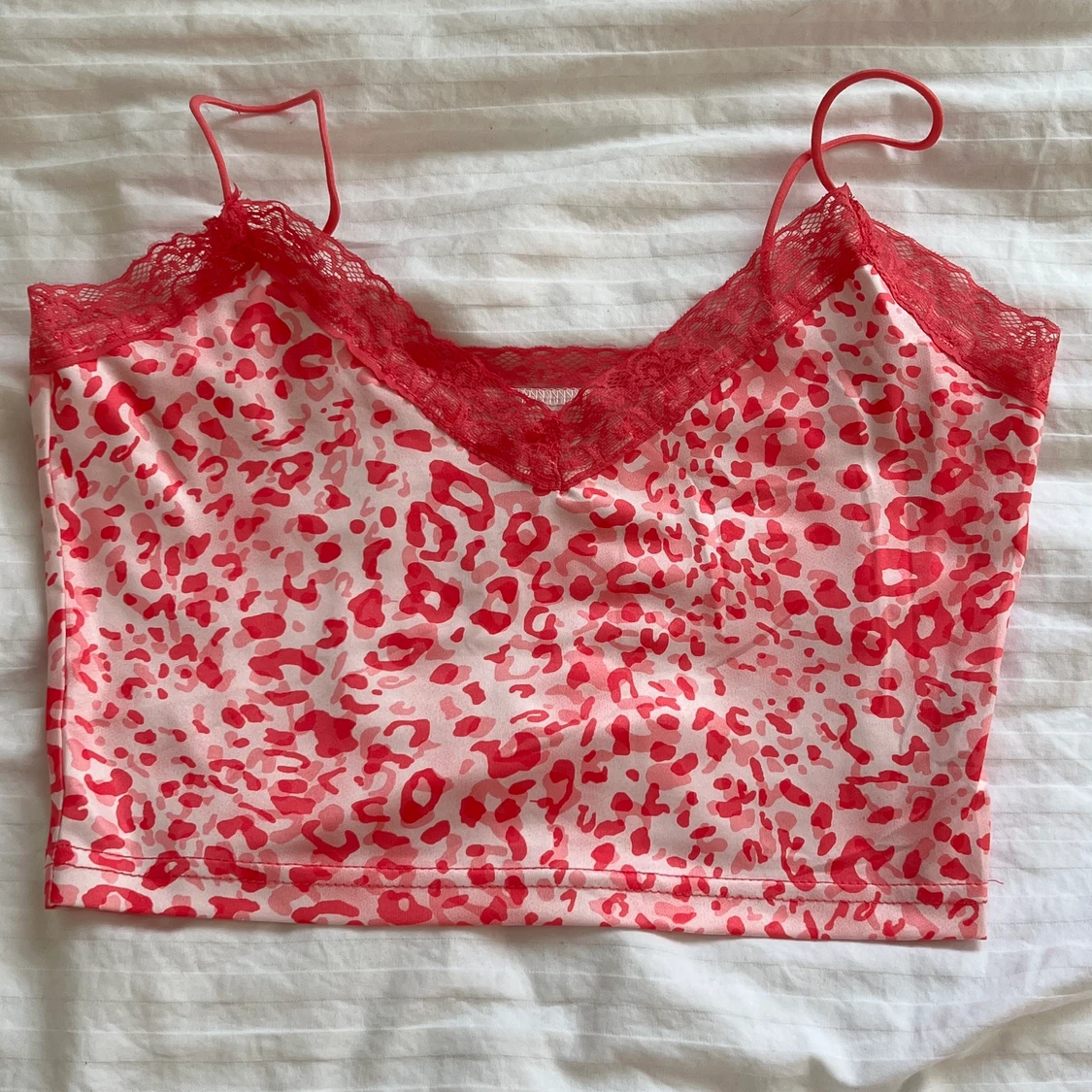 Rosa leopard topp💕 - 90