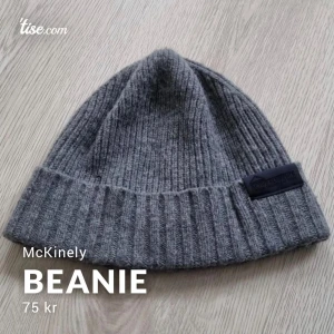 Beanie  - Grå beanie från McKinley i ull🎩 I fint skick!