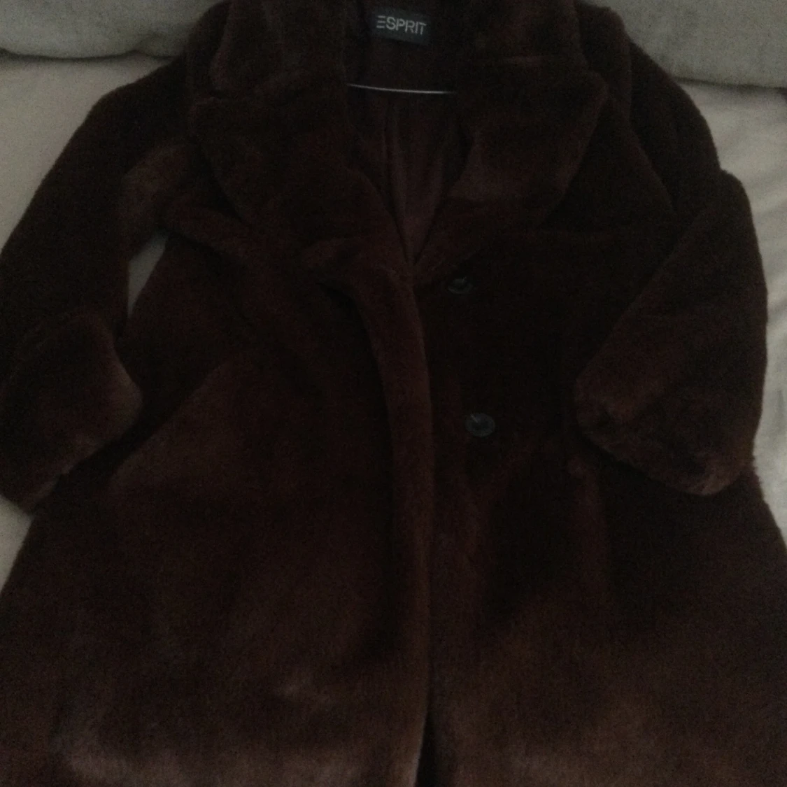 ESPRIT brun fuskpäls  - 91