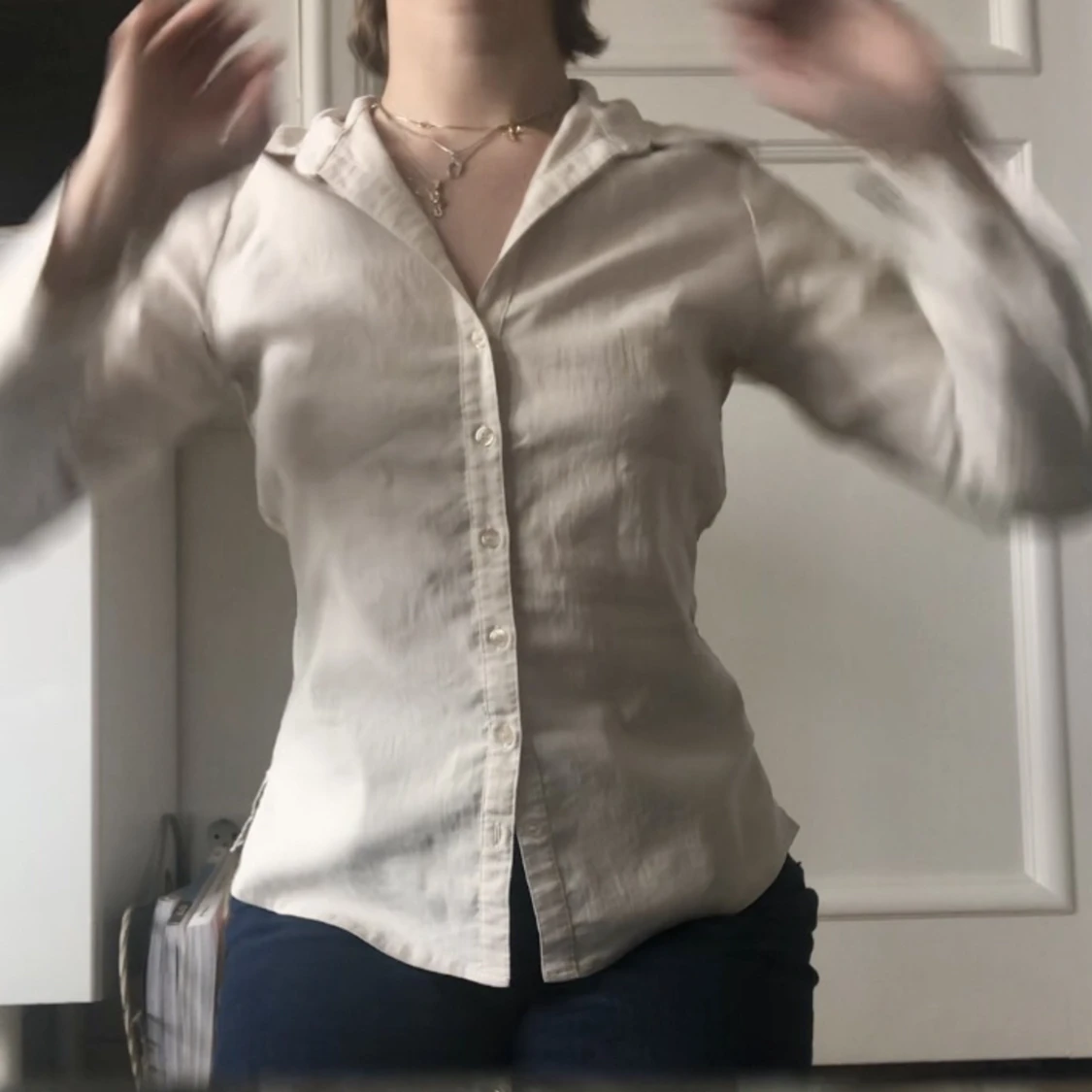 Skjorta, figursydd - 90