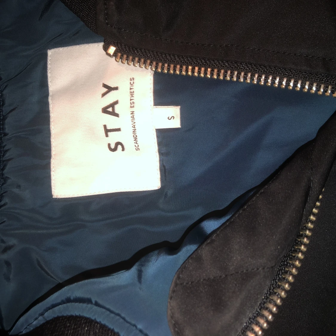 Svart bomberjacka - 90