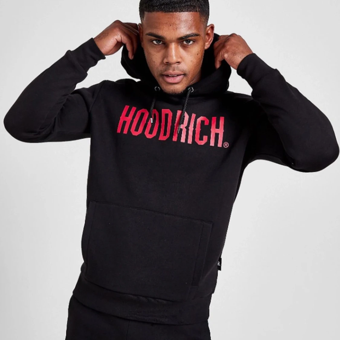 Svart hoodrich hoodie 
