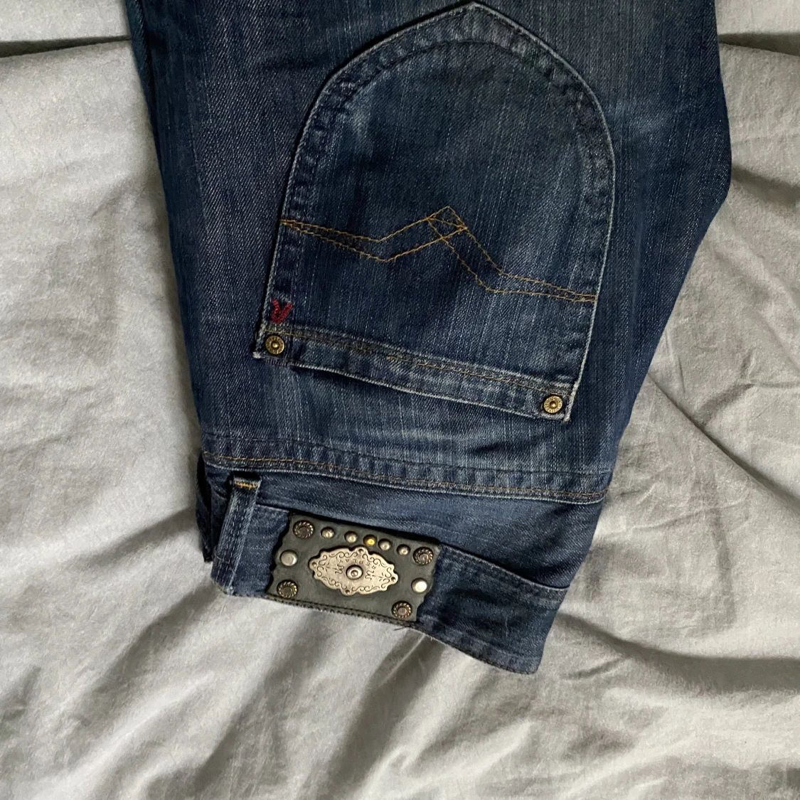 Replay lågmidjade bootcut jeans - 90