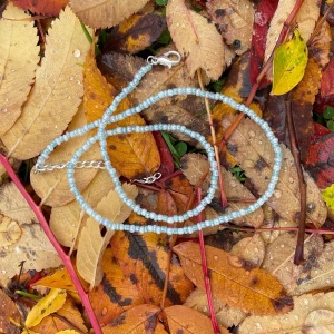 Lavendel necklace - Halsband med en kedja i slutet för att kunna välja storlek.