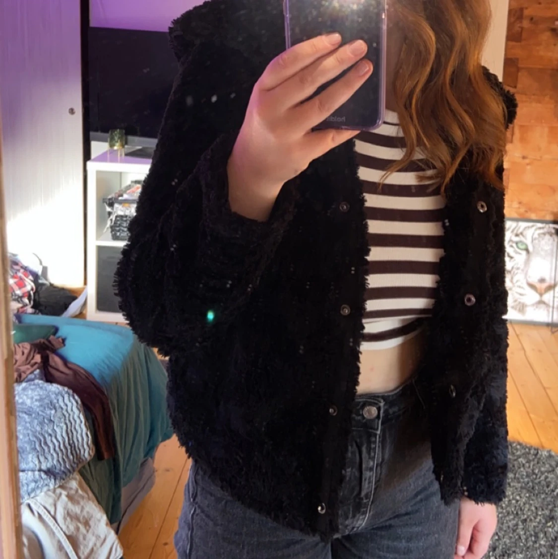 Fluffig jacka  - 90