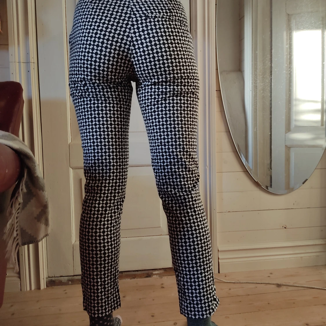 Svartvita byxor - 90