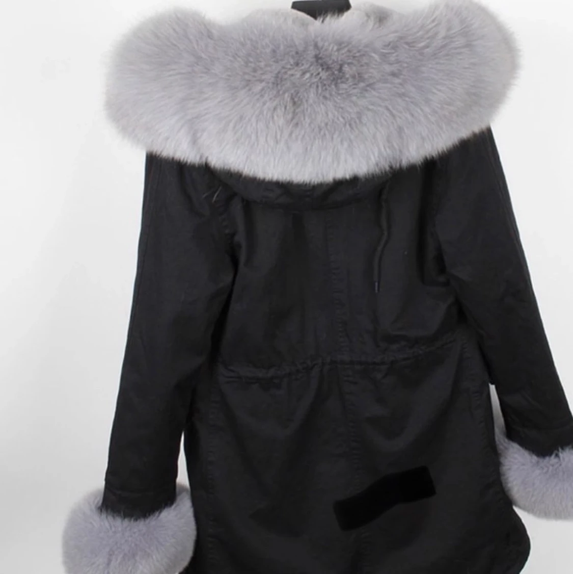 Grå parka jacka storlek s/m - 91