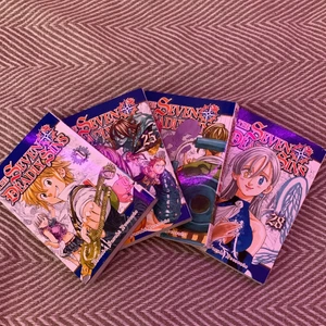 Seven deadly sins 1,25,26,28 - säljer mina fyra seven deadly sins manga! volym 1 kostar 70kr medan de andra kostar 100kr styck! väldigt bra skick 💞 köp alla för 300kr