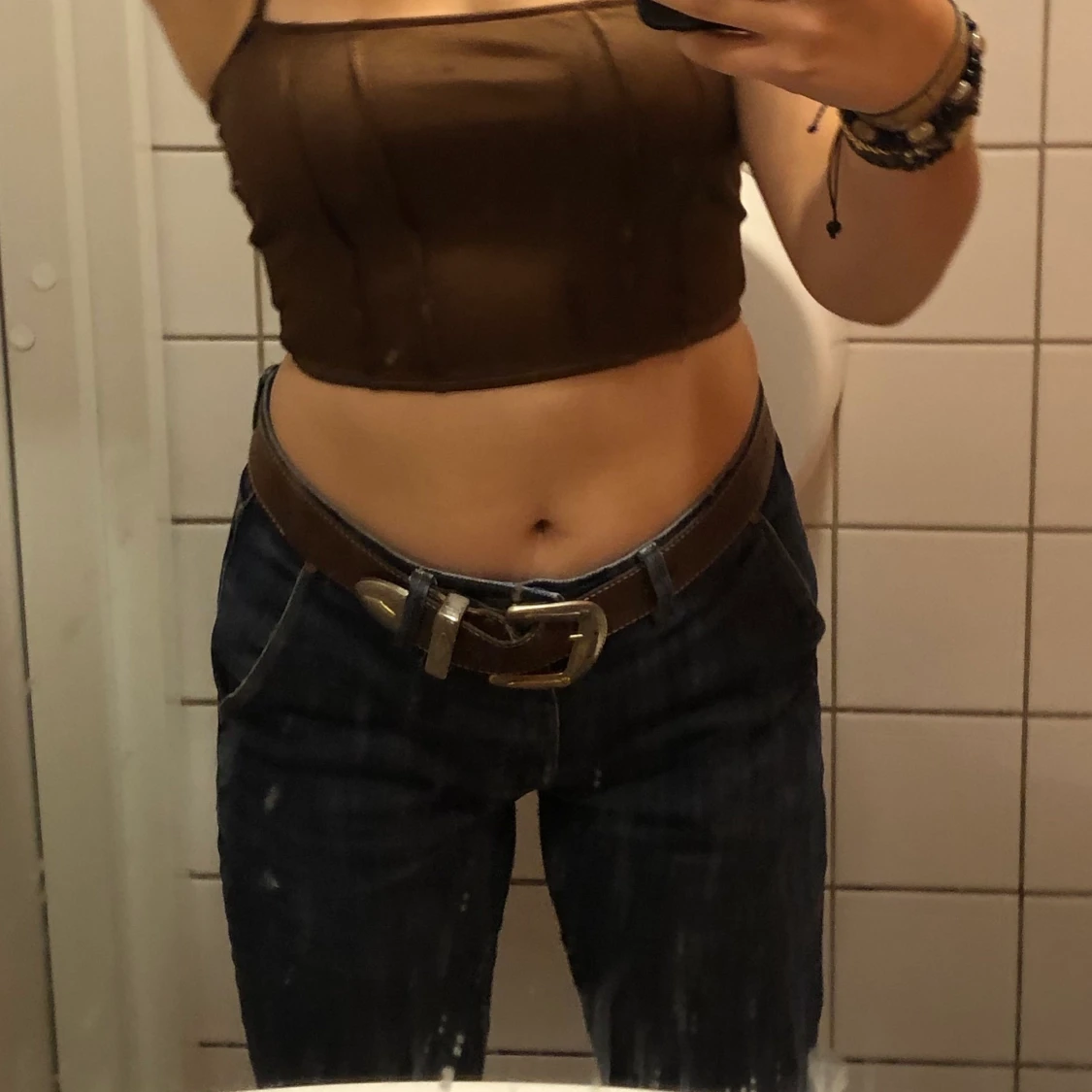 ”Western” skärp  - 90