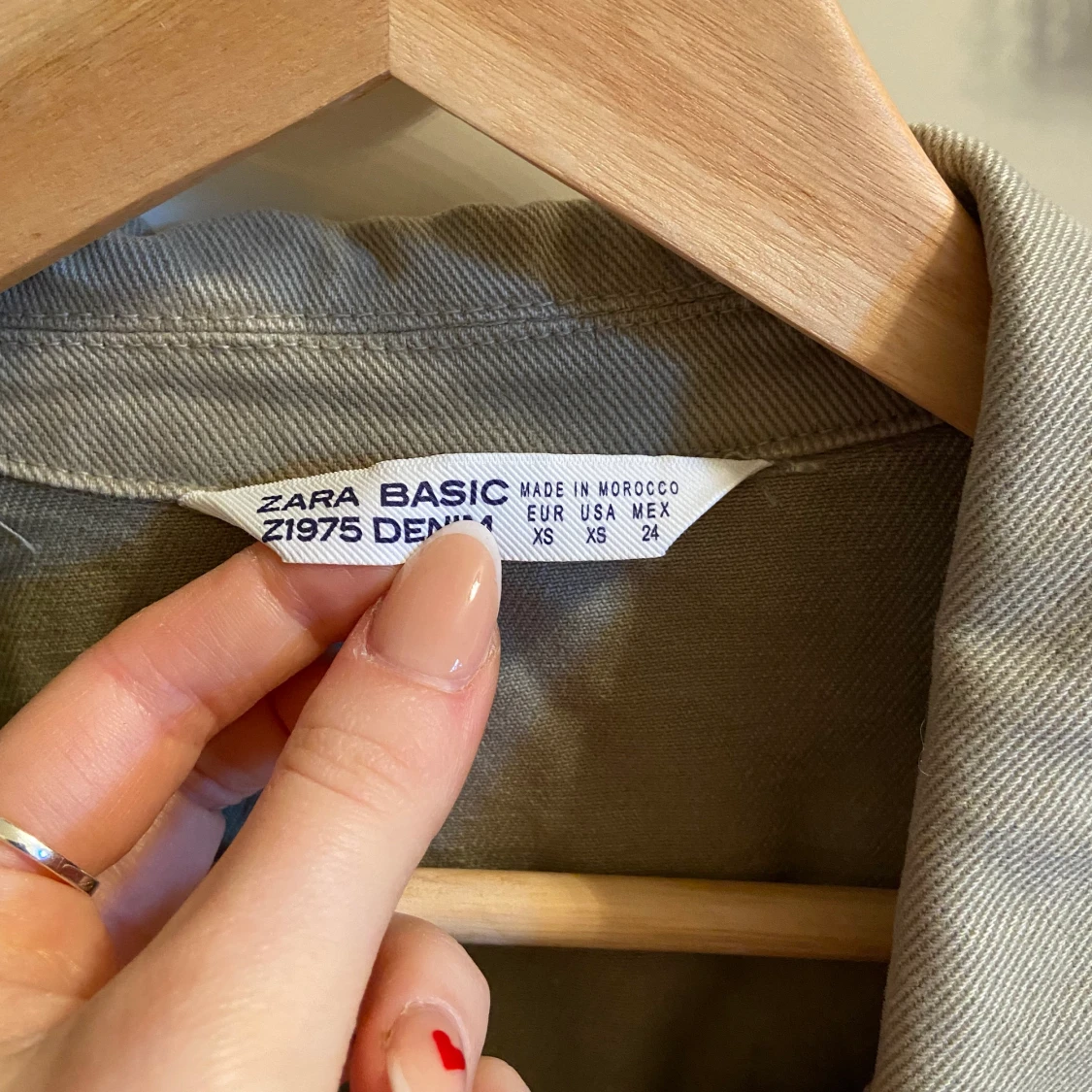 Croppad jeansjacka - Zara  - 90