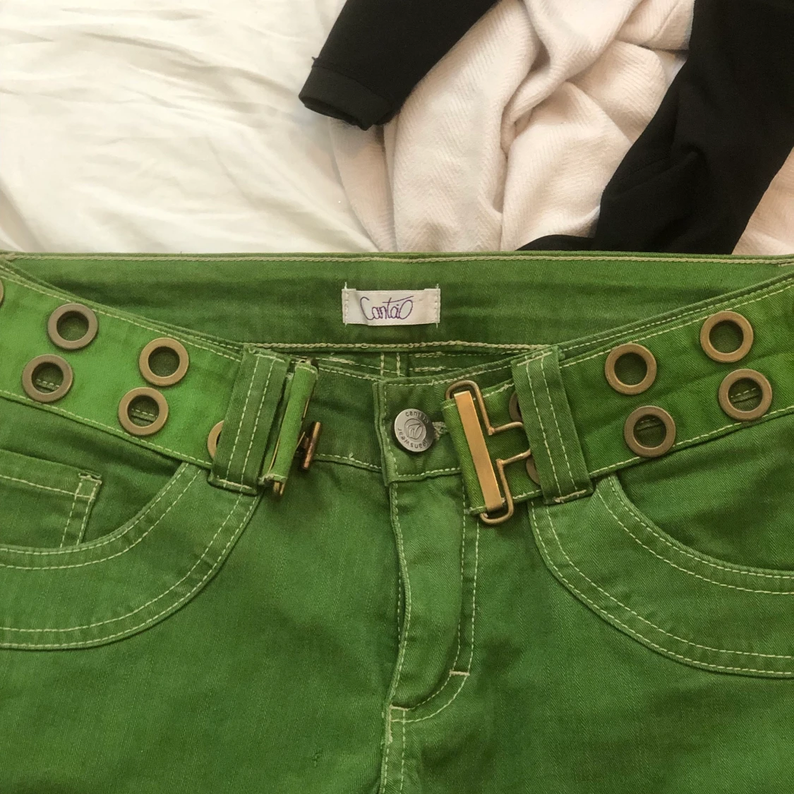 gröna jeans/byxor - 90