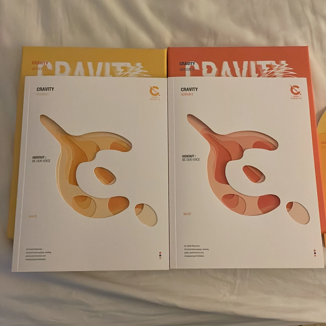 2 st Cravity album. Hideout: Be our voice - 90