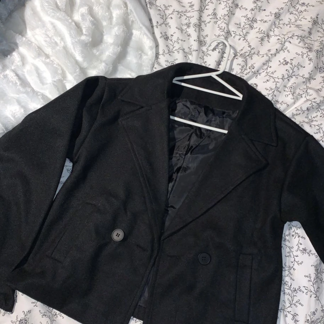 Kort svart kappa - 91