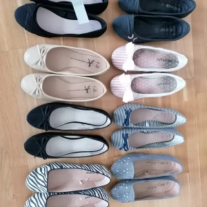 Ballerina skor - Ballerina skor Första raden 80 kr styck Andra raden 50 kr styck