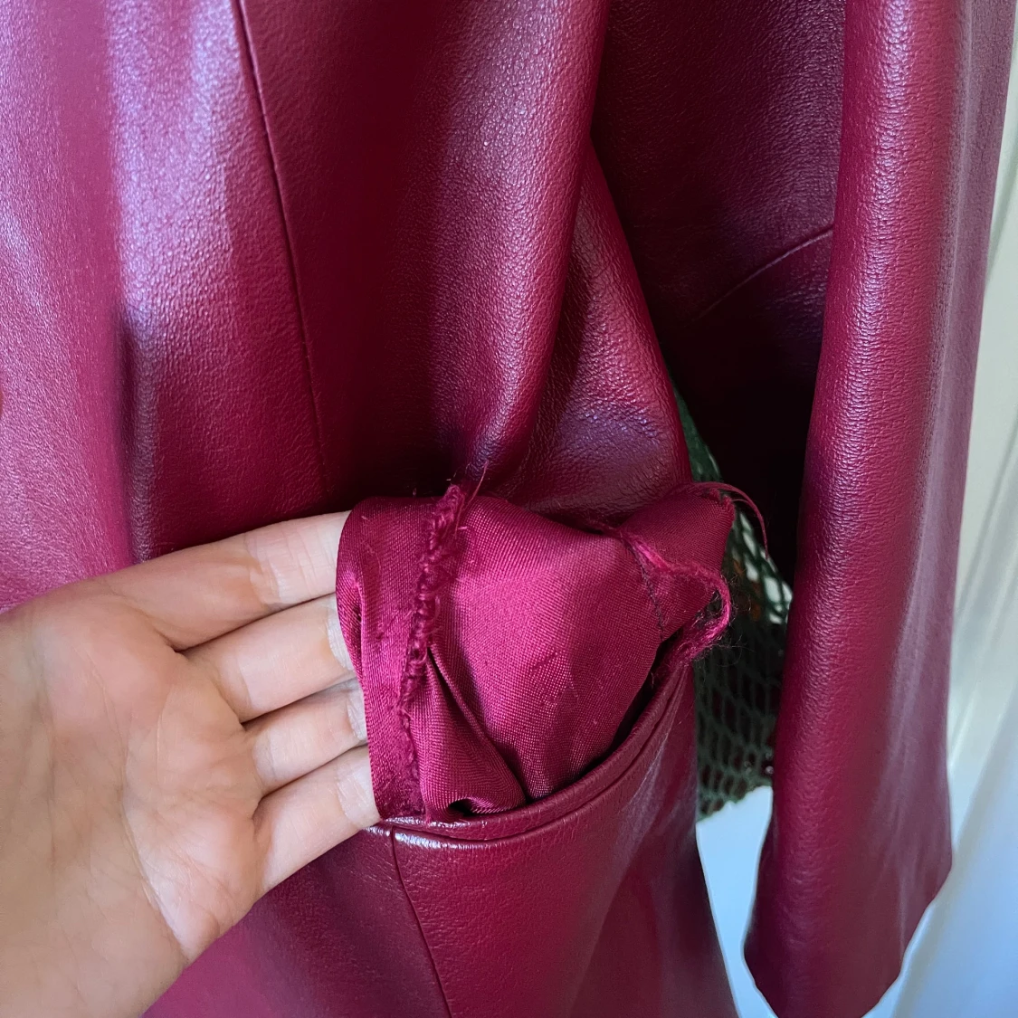 Vintage skinnjacka - 91