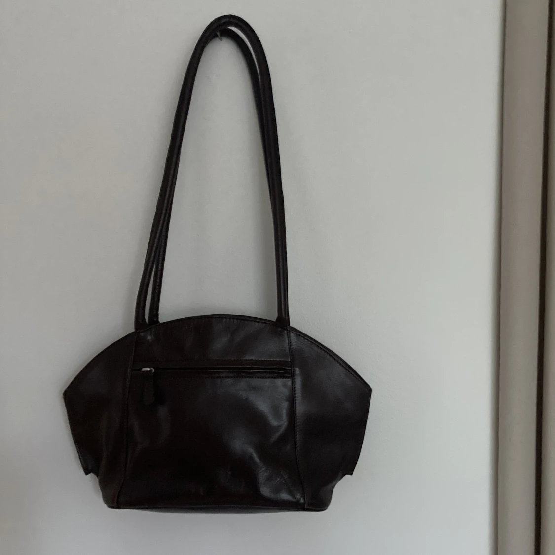 Vintage handväska i skinn