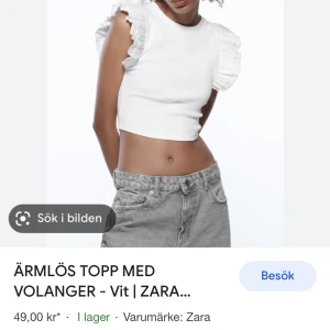 Topp - Säljer denna söta topp från zara i storlek s💖