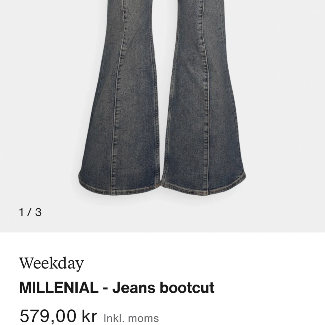 Weekday millenial jeans bootcut - 91