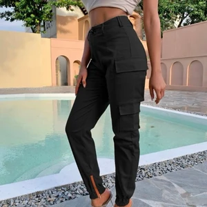 Cargo pants - Med orange detaljer