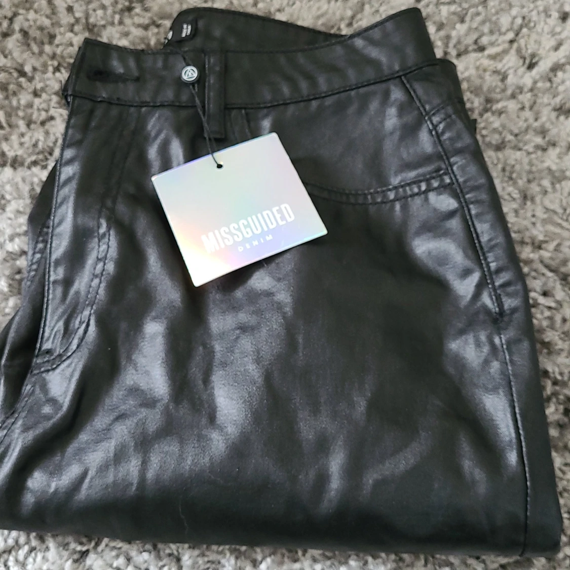 Missguided wrath highwaisted coated  - 91