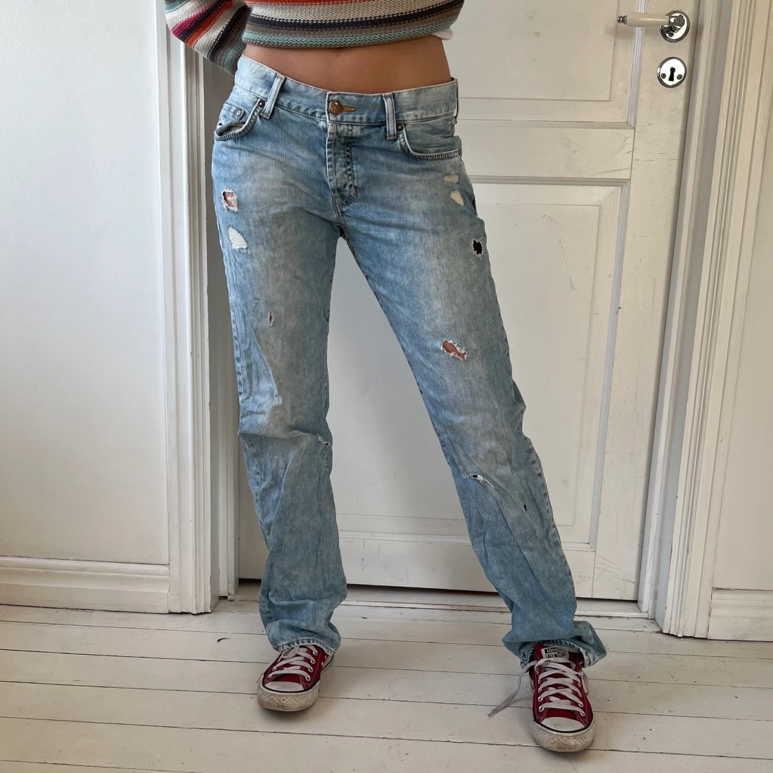 Lågmidjade baggy jeans - 90